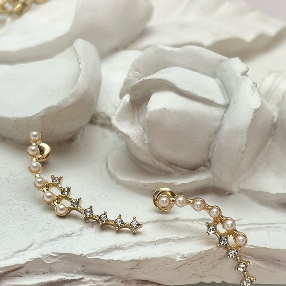 CLAIRE’S Necklace and Earrings Set Multi-Later Chain - Picture 2 of 7